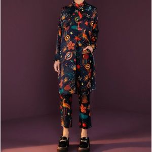 NWT farm Rio Black Cerrado Sky Pants